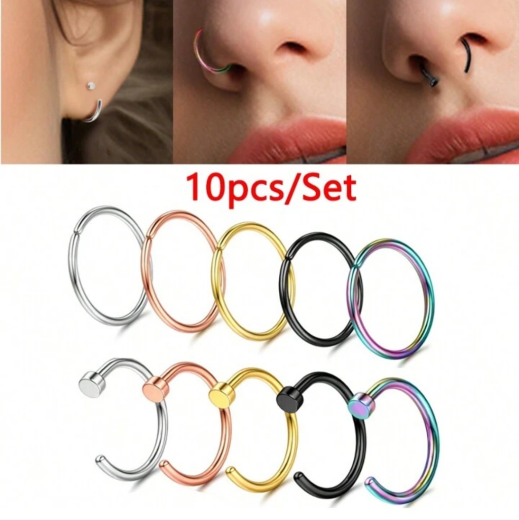 10 Nose Rings